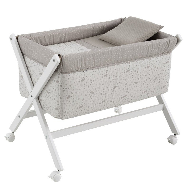 Cambrass MINICUNA TIJERA MADERA ABETE BEIGE/BCO 55x87x74 CM