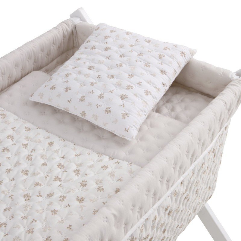 Cambrass MINICUNA TIJERA MADERA BRANCH BEIGE/BCO 55x87x74 CM