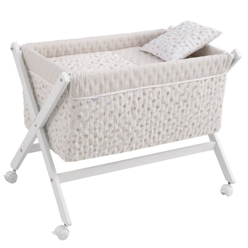 Cambrass MINICUNA TIJERA MADERA BRANCH BEIGE/BCO 55x87x74 CM