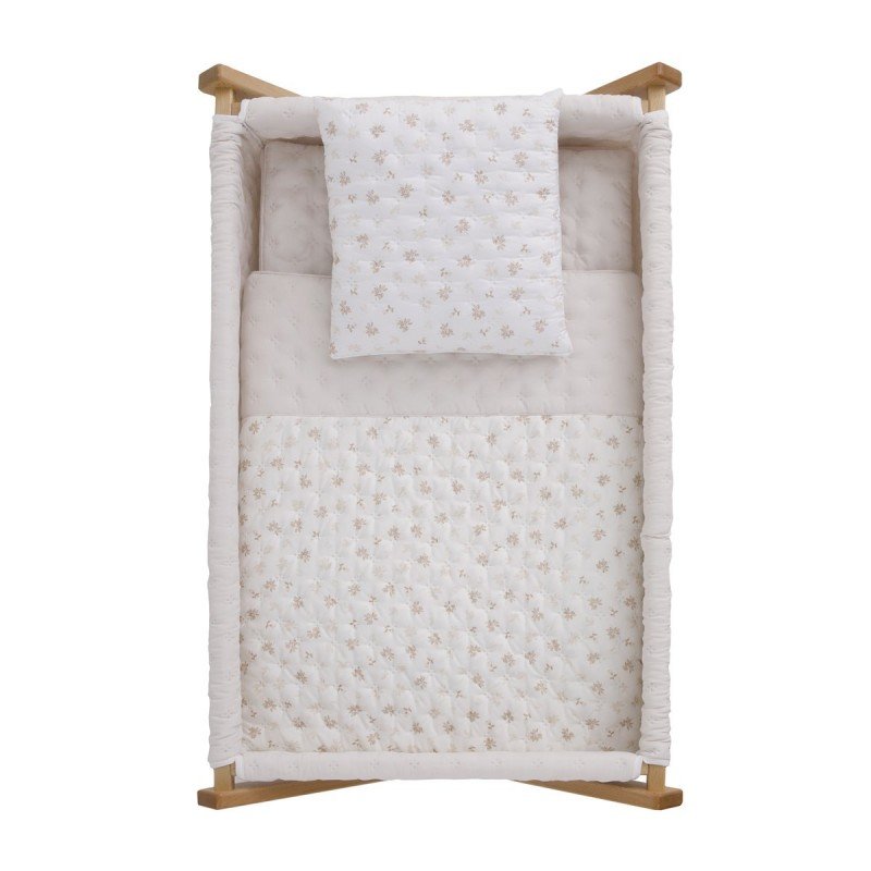 Cambrass MINICUNA TIJERA MADERA BRANCH BEIGE/NATURAL 55x87x74 CM