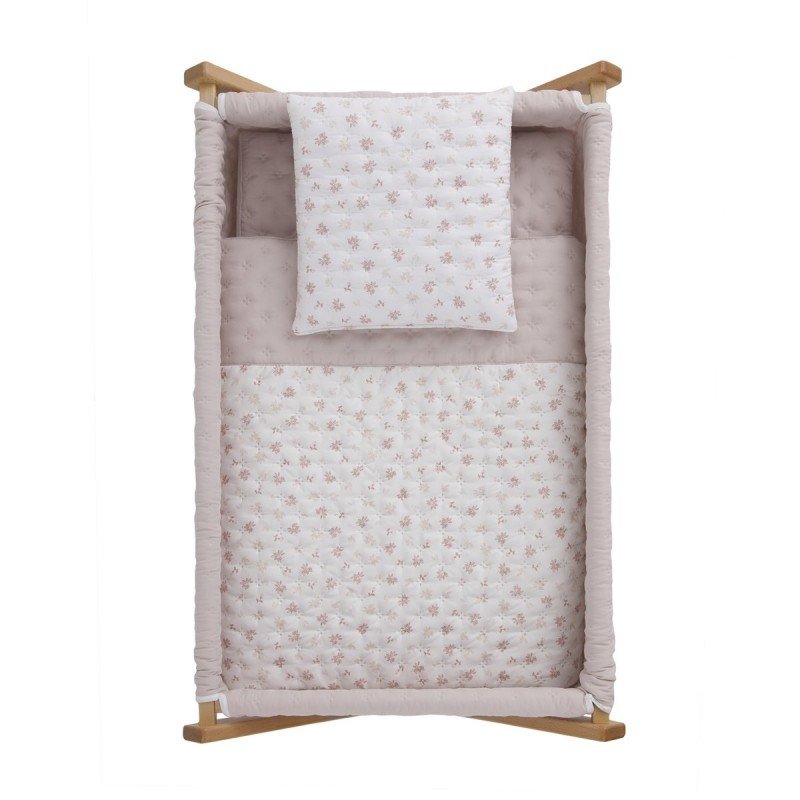 Cambrass MINICUNA TIJERA MADERA BRANCH ROSA/NATURAL 55x87x74 CM