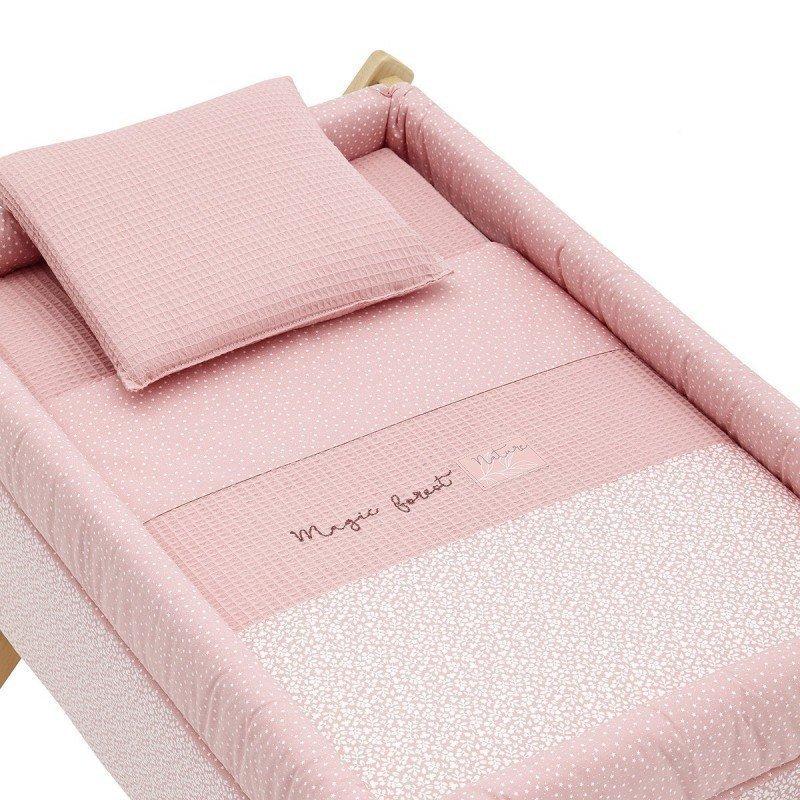 Cambrass MINICUNA TIJERA MADERA FOREST ROSA/NATURAL 55x87x74 CM