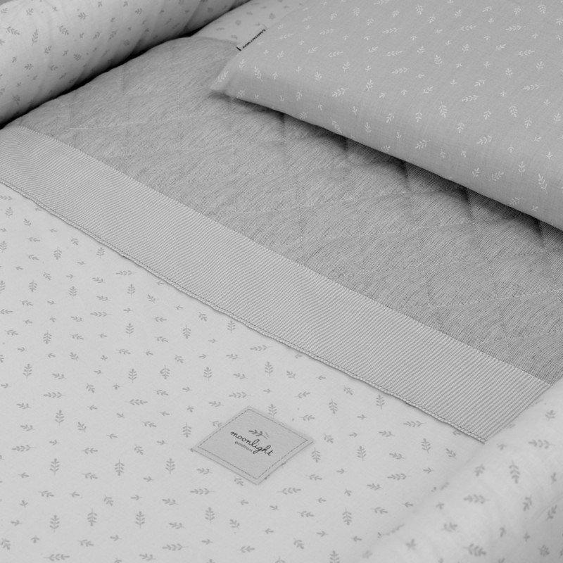 Cambrass MINICUNA TIJERA MADERA FRESCO GRIS/BCO 55x87x74 CM