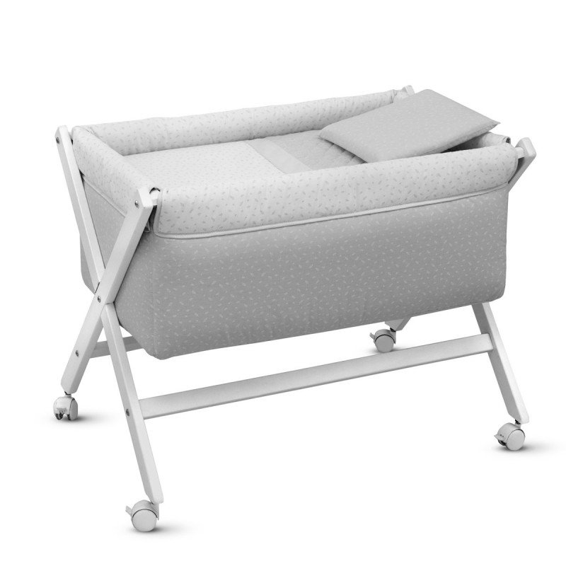 Cambrass MINICUNA TIJERA MADERA FRESCO GRIS/BCO 55x87x74 CM