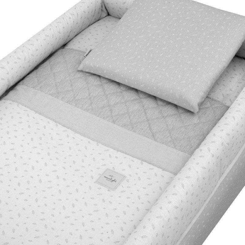 Cambrass MINICUNA TIJERA MADERA FRESCO GRIS/NATURAL 55x87x74 CM