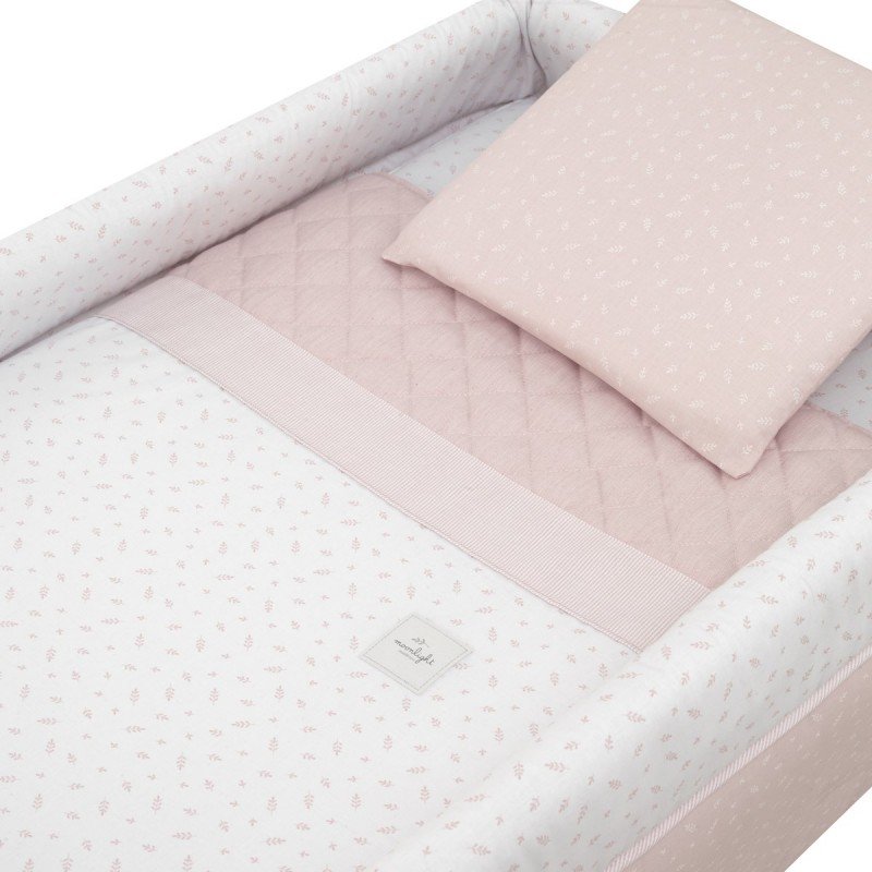 Cambrass MINICUNA TIJERA MADERA FRESCO ROSA/BCO 55x87x74 CM