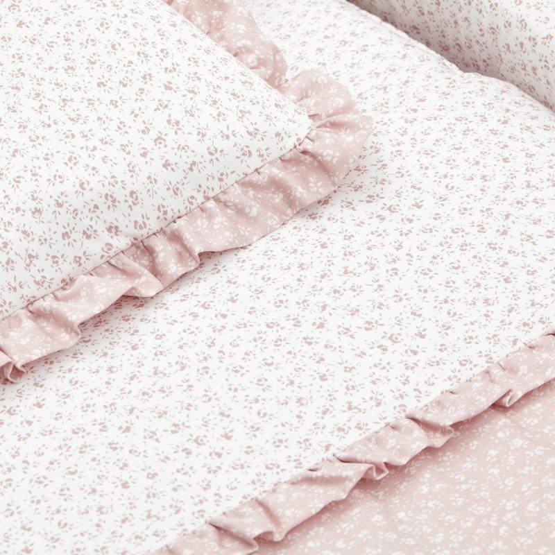 Cambrass MINICUNA TIJERA MADERA LIBERTY ROSA/BCO 55x87x74 CM