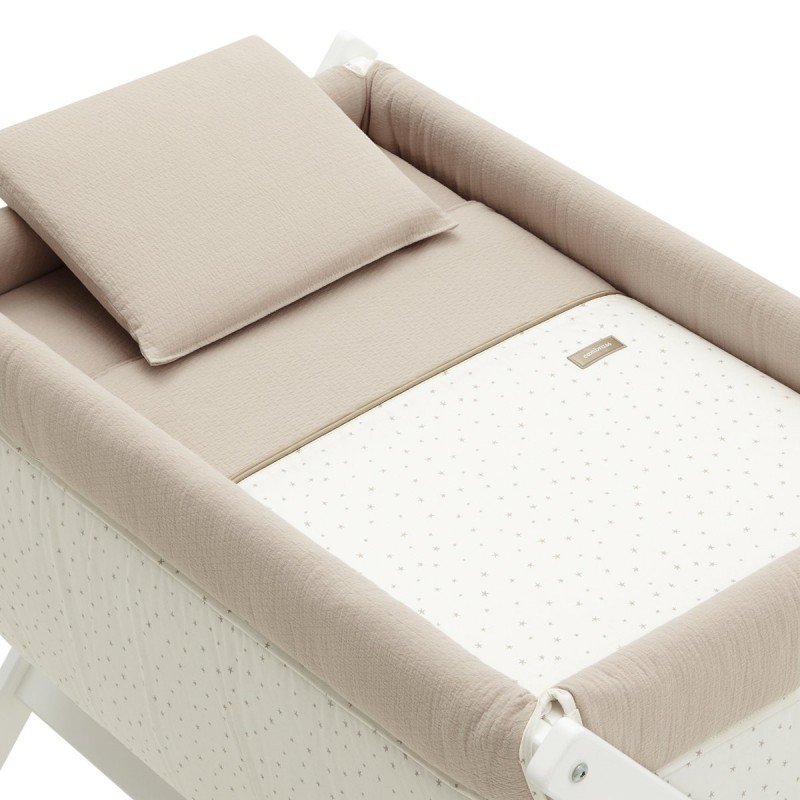 Cambrass MINICUNA TIJERA MADERA MAGIA BEIGE/BCO 55x87x74 CM