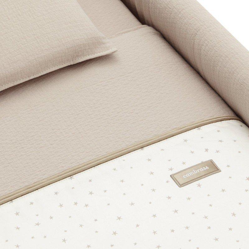 Cambrass MINICUNA TIJERA MADERA MAGIA BEIGE/BCO 55x87x74 CM