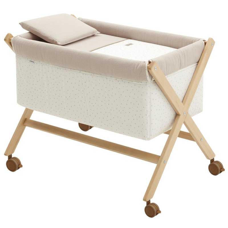 Cambrass MINICUNA TIJERA MADERA MAGIA BEIGE/NATURAL 55x87x74 CM