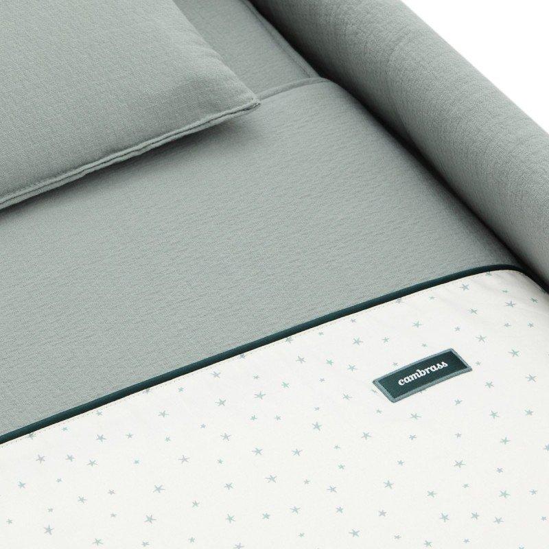 Cambrass MINICUNA TIJERA MADERA MAGIA VERDE/BLANCO 55x87x74 CM