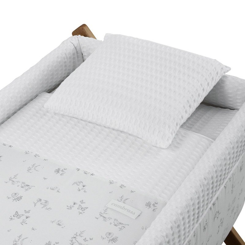 Cambrass MINICUNA TIJERA MADERA MERLO CRUDO/NATURAL 55x87x74 CM