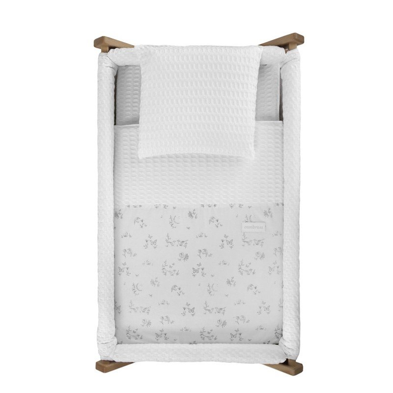 Cambrass MINICUNA TIJERA MADERA MERLO CRUDO/NATURAL 55x87x74 CM