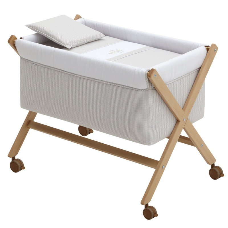 Cambrass MINICUNA TIJERA MADERA MINI WINDSORD CRUDO/NATURAL 55x87x74 CM