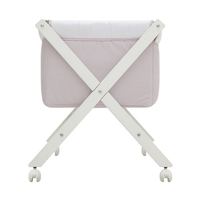 Cambrass MINICUNA TIJERA MADERA MINI WINDSORD ROSA/BCO 55x87x74 CM