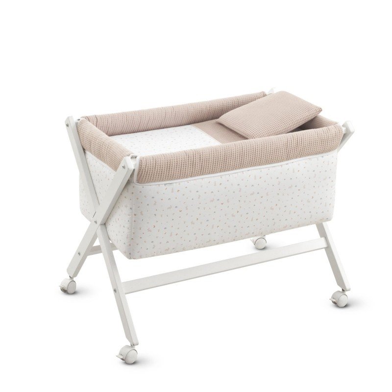 Cambrass MINICUNA TIJERA MADERA RABBIT BEIGE/BCO 55x87x74 CM