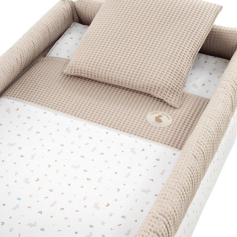 Cambrass MINICUNA TIJERA MADERA RABBIT BEIGE/NATURAL 55x87x74 CM