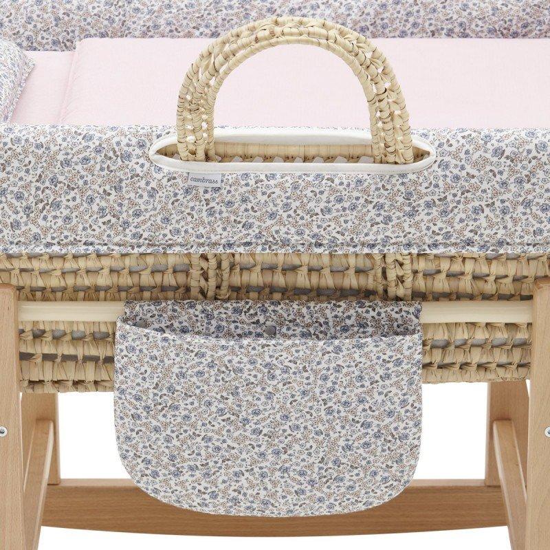 Cambrass MOISES BEBE MIO CUCO + PATAS ALABAMA FLOW.IN BEIGE/PINK 49x80x61 CM
