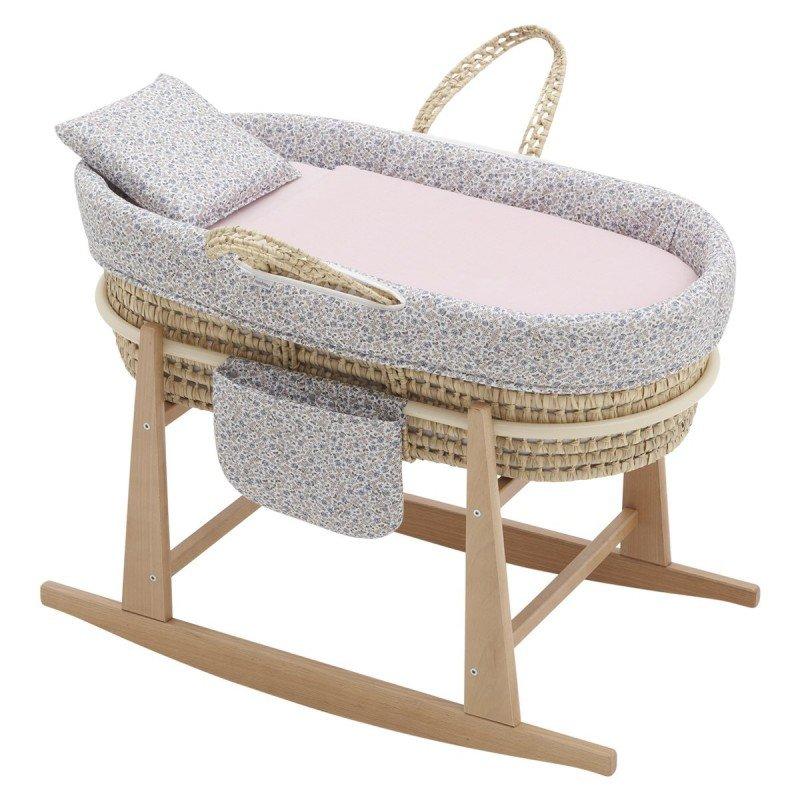 Cambrass MOISES BEBE MIO CUCO + PATAS ALABAMA FLOW.IN BEIGE/PINK 49x80x61 CM