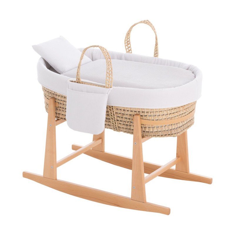 Cambrass MOISES BEBE MIO CUCO + PATAS PIERRE RAYA GRIS/GRIS 49x80x61 CM