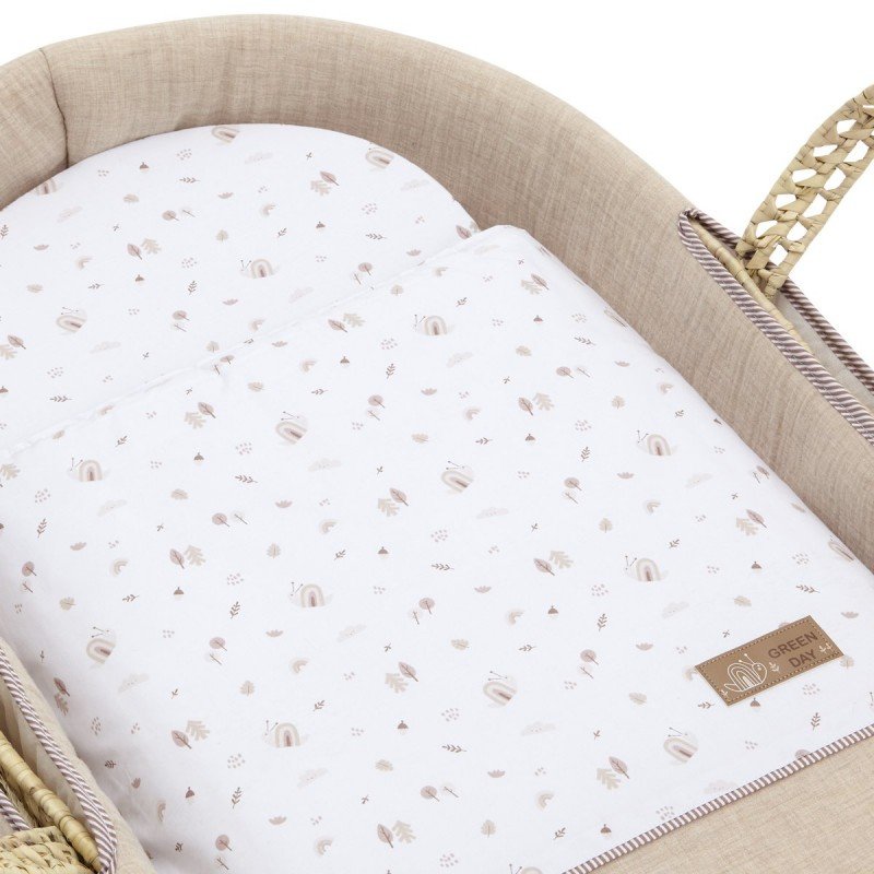 Cambrass MOISES DE PALMA ACOLCHADO UNE GREENY BEIGE 39x80x25 CM