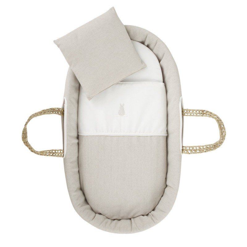 Cambrass MOISES DE PALMA ACOLCHADO UNE LINO BEIGE 39x80x25 CM