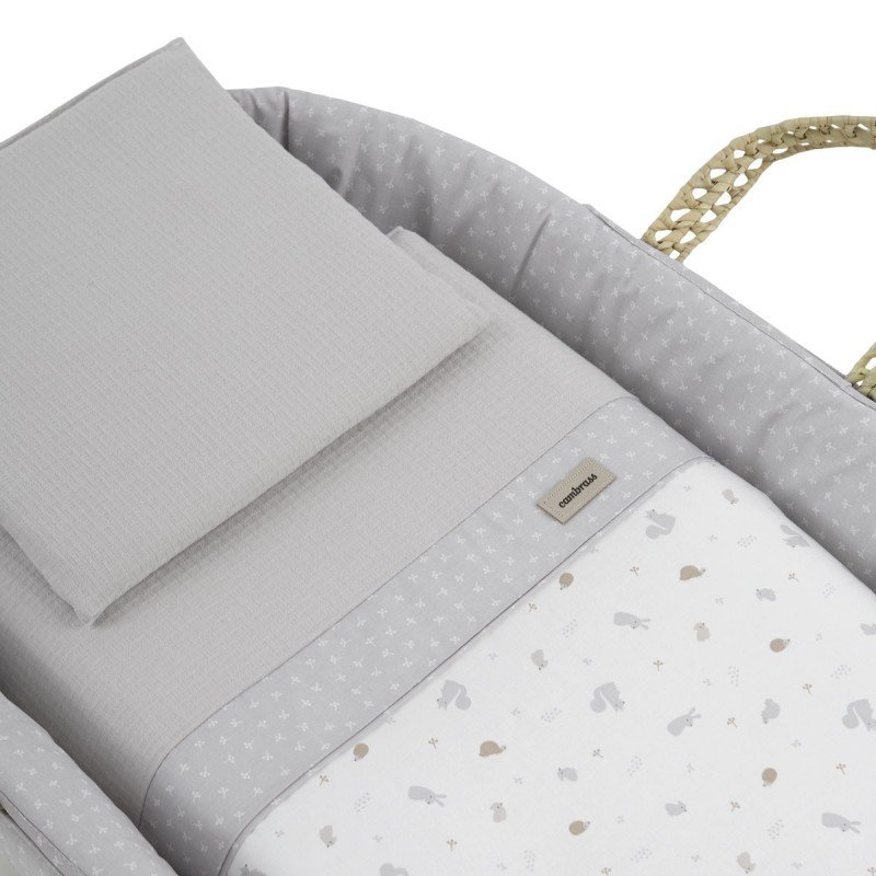 Cambrass MOISES PALMA ACOLCH+PATA M.BCO ARDI GRIS/BCO 39x80x25 CM