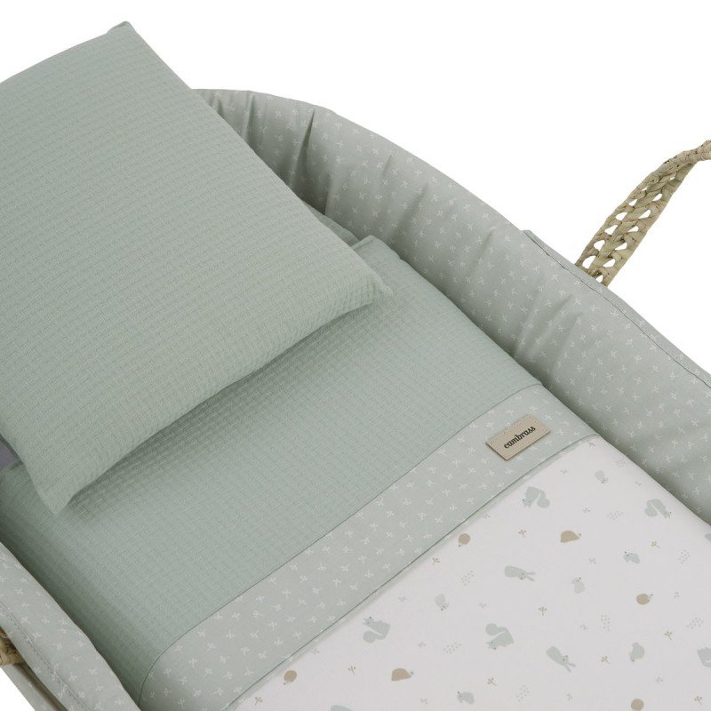 Cambrass MOISES PALMA ACOLCH+PATA M.BCO ARDI VERDE/BLANCO 39x80x25 CM