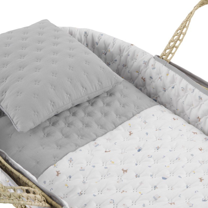 Cambrass MOISES PALMA ACOLCH+PATA M.BCO HOUSE AZUL 39x80x25 CM