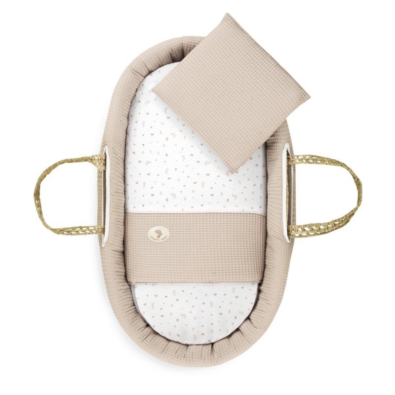 Cambrass MOISES PALMA ACOLCH+PATA M.BCO RABBIT BEIGE/BCO 39x80x25 CM