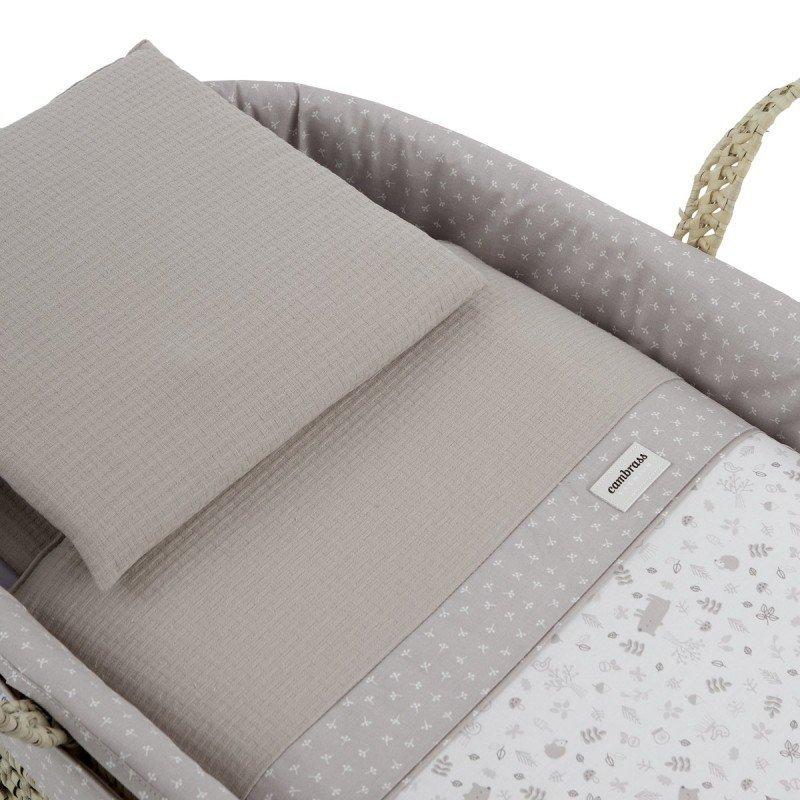 Cambrass MOISES PALMA ACOLCH+PATA M.NAT ABETE BEIGE/NATURAL 39x80x25 CM