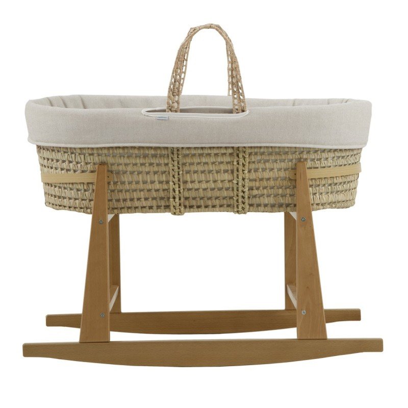 Cambrass MOISES PALMA ACOLCH+PATA M.NAT LINO ROSA/NATURAL 39x80x25 CM