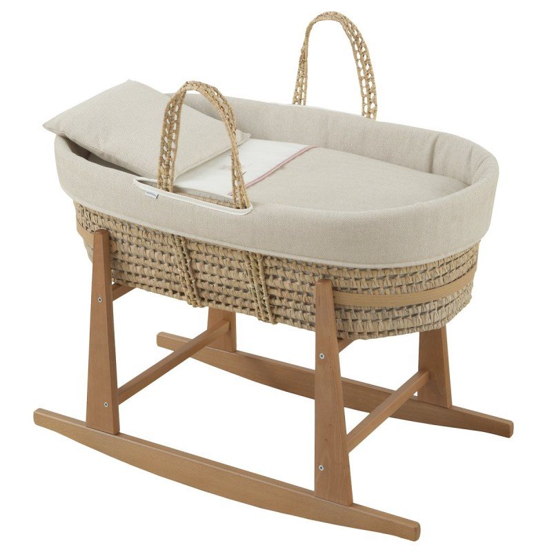 Cambrass MOISES PALMA ACOLCH+PATA M.NAT LINO ROSA/NATURAL 39x80x25 CM