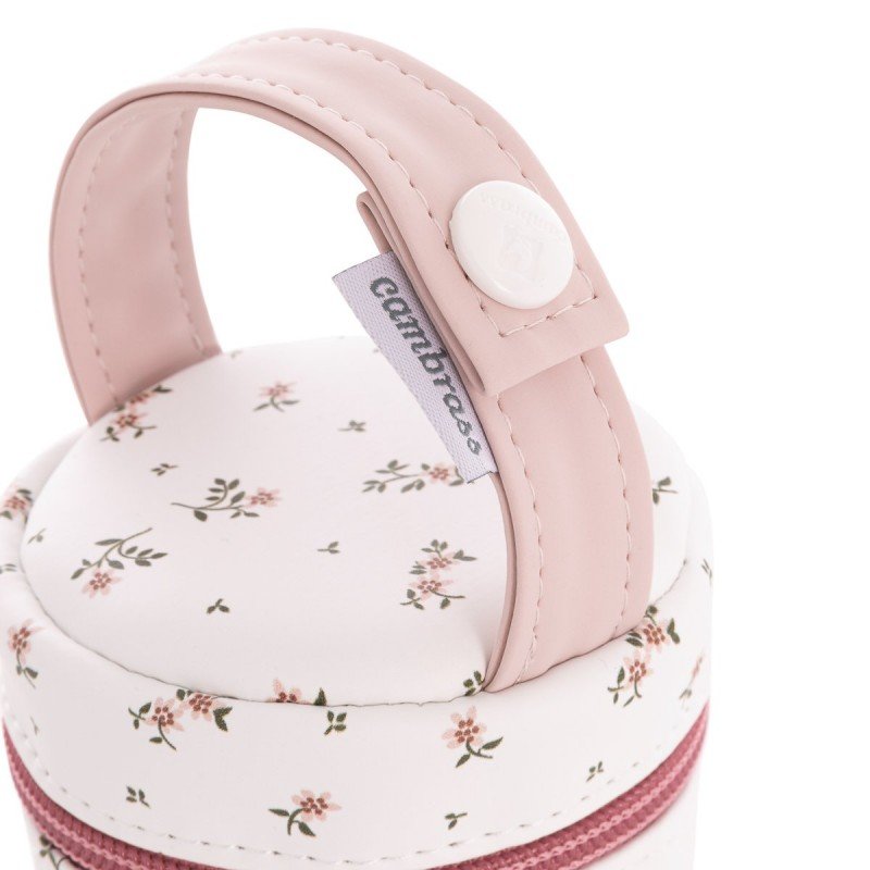 Cambrass PORTACHUPETE AURA BEIGE/FLORES 8.5x8.5x11 CM