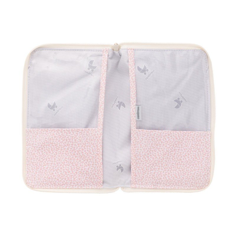 Cambrass PORTADOCUMENTOS ANIMAL PRINT ROSA 3x19x27 CM
