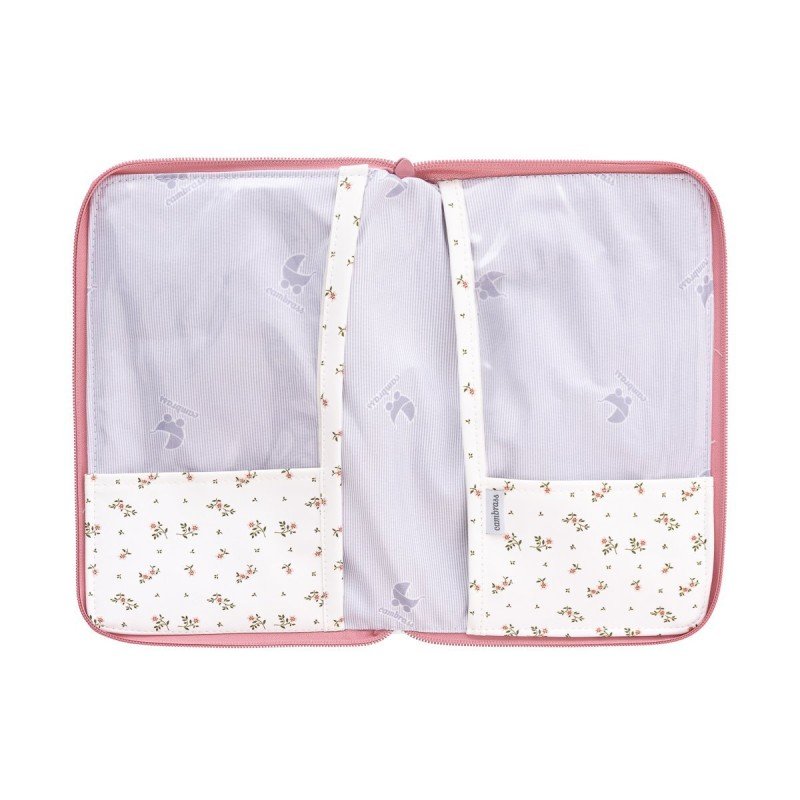 Cambrass PORTADOCUMENTOS AURA BEIGE/FLORES 3x19x27 CM