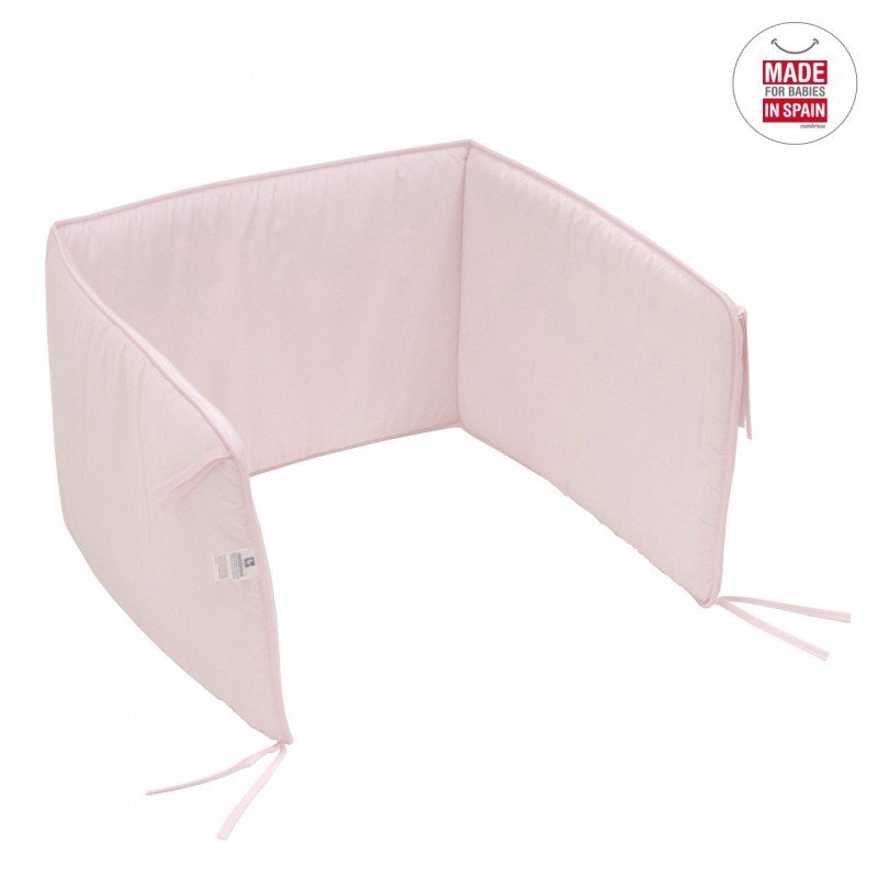 Cambrass PROTECTOR 60 (CUNA 60) 180x40x3 CM LISO E ROSA EMPOLVADO