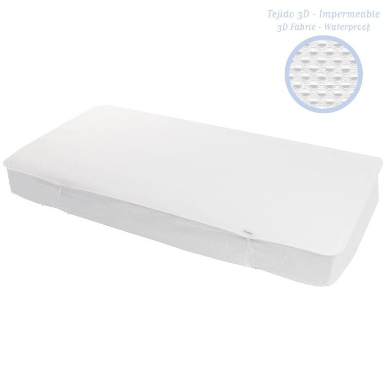 Cambrass PROTECTOR COLCHON 3D-CUNA 60 60x120x1 CM LISO E UNICO