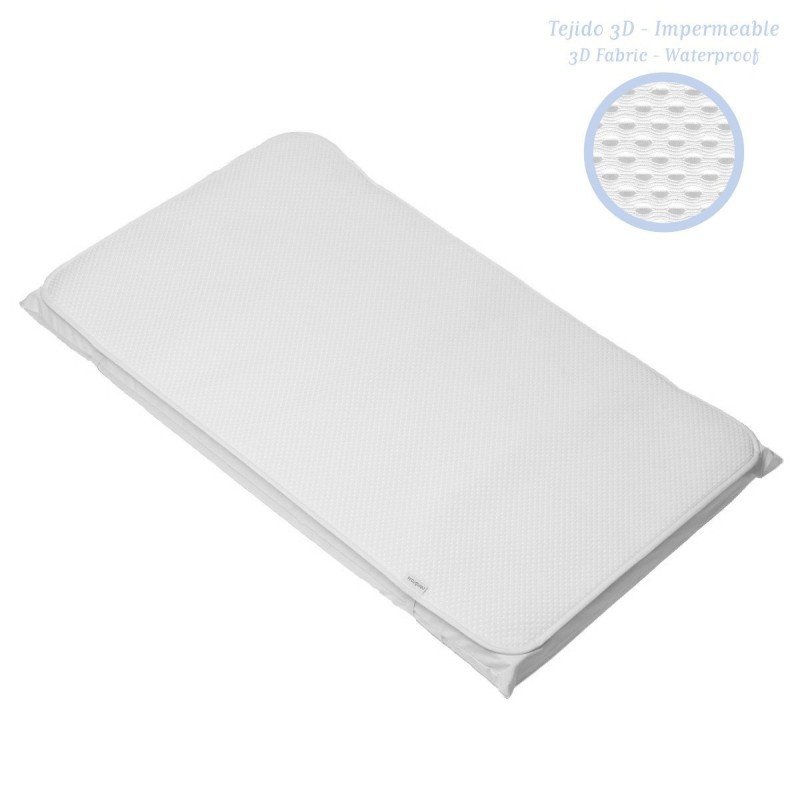 Cambrass PROTECTOR COLCHON 3D-MINICUNA 46x82x1 CM LISO E UNICO