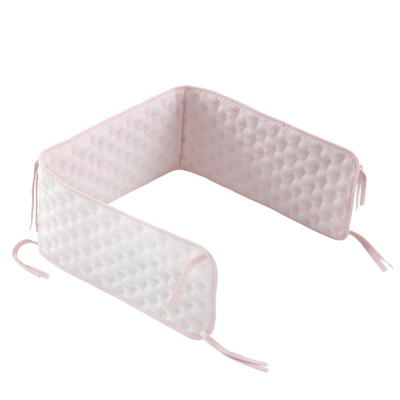 Cambrass PROTECTOR CUNA DOCCO 135x22x3 CM SOFT ROSA