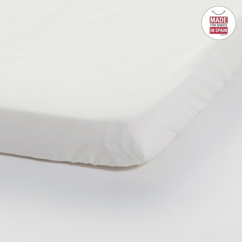 Cambrass SABANA BAJERA AJUST. MINICUNA 50x82x10 CM LISO E BEIGE