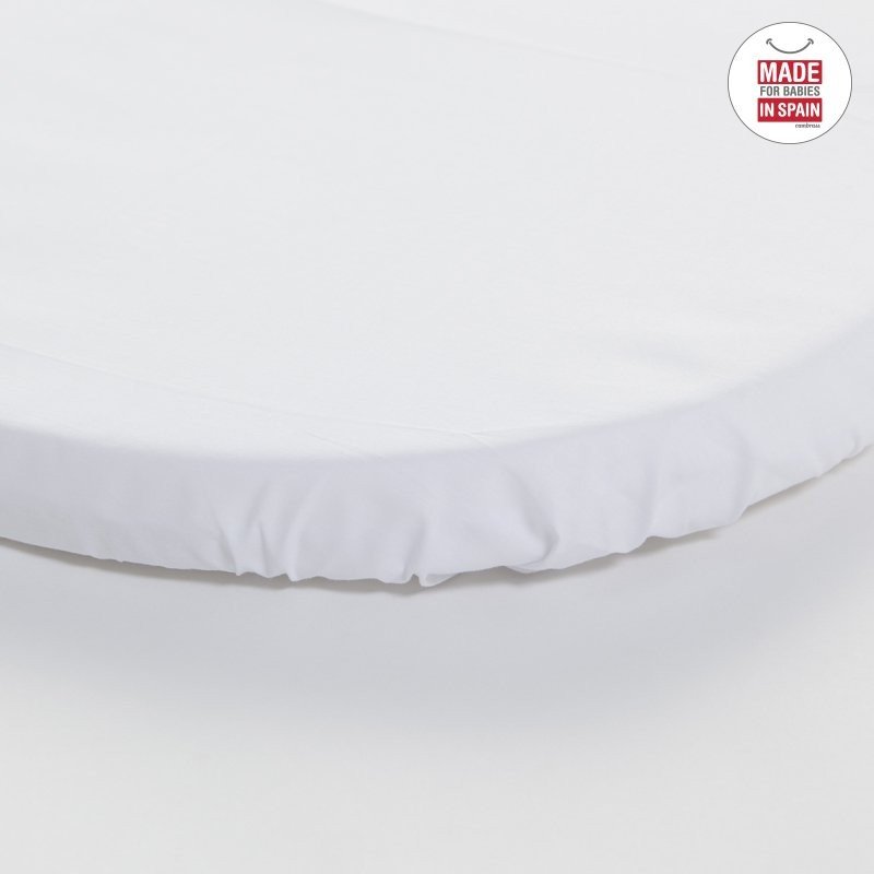 Cambrass SABANA BAJERA AJUST.MOISES/CAR 35x80x7 CM LISO E BLANCO