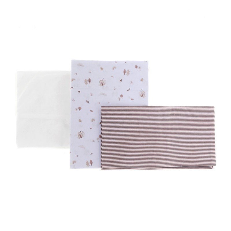 Cambrass SABANA CUNA 3 PCS (CUNA 70) 120x180x1 CM GREENY BEIGE