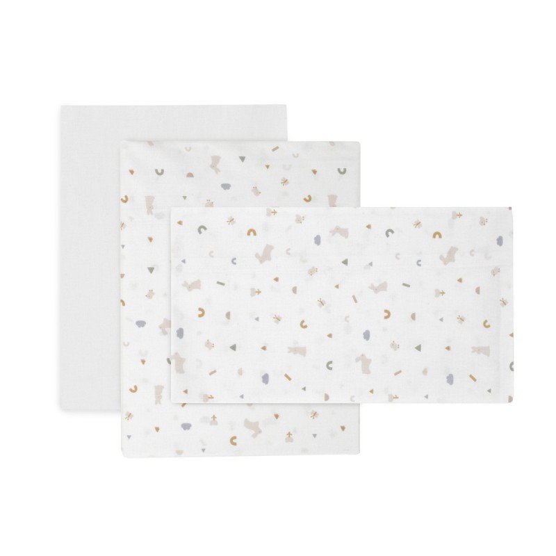 Cambrass SABANA CUNA 3 PCS (CUNA 70) 120x180x1 CM RABBIT BEIGE