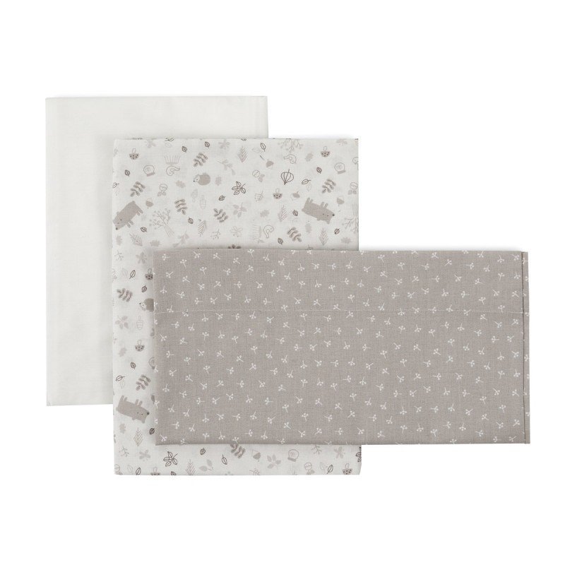 Cambrass SABANA CUNA 3 PCS (CUNA 70) 70x140x1 CM ABETE BEIGE