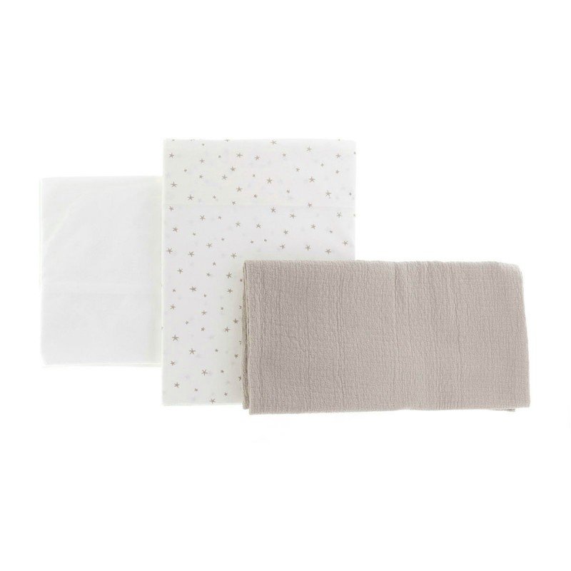 Cambrass SABANA MINICUNA 3 PCS 80x120x1 CM MAGIA BEIGE
