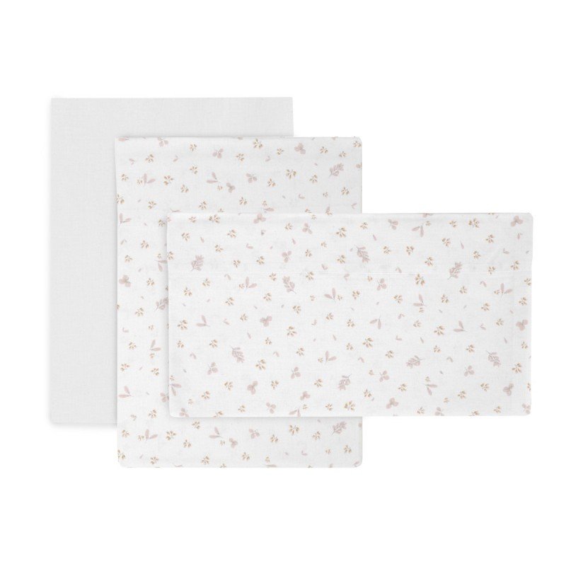 Cambrass SABANA MINICUNA 3 PCS 80x120x1 CM PLUMETI ROSA