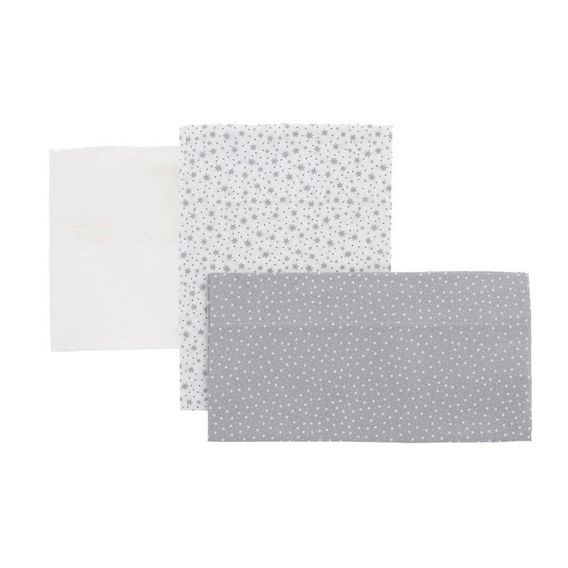 Cambrass SABANA MOISES/CARRO 3 PCS 80x120x1 CM FOREST GRIS