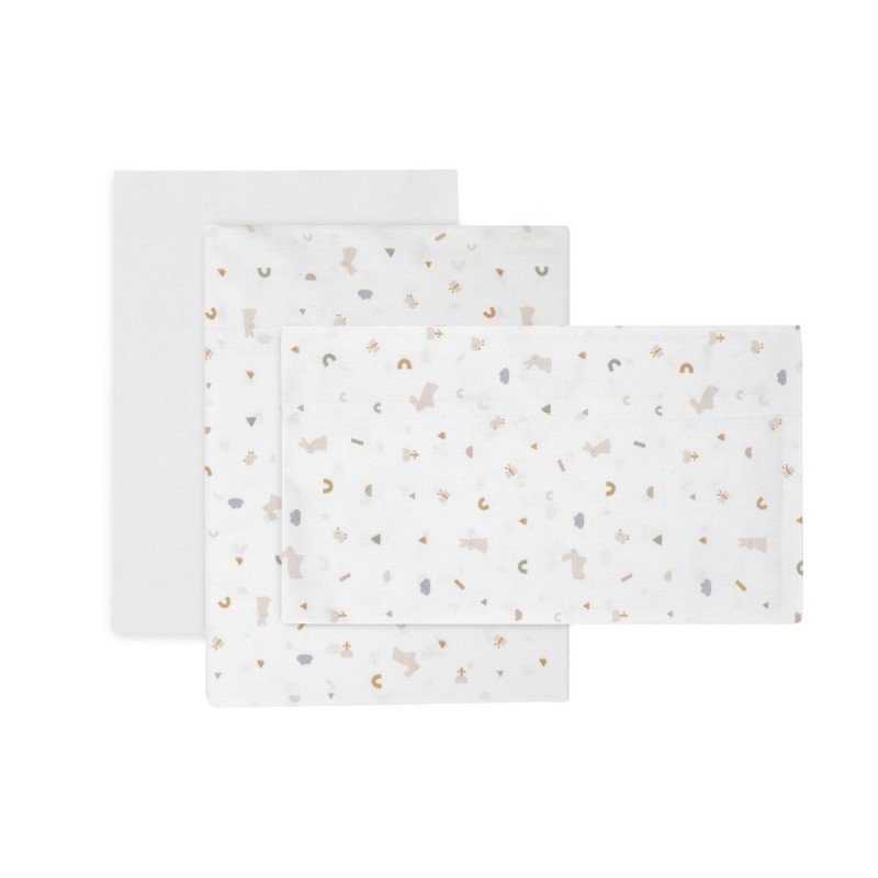 Cambrass SABANA MOISES/CARRO 3 PCS 80x120x1 CM RABBIT BEIGE