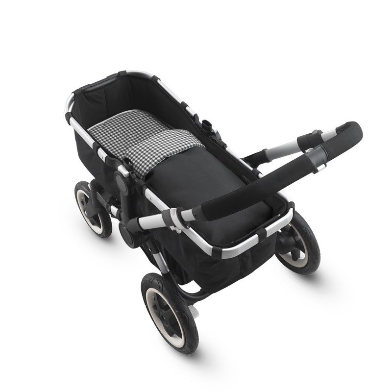 Cambrass SACO CAPAZO + COLCHONETA BLACK VICHY NEGRO 35x80x6 CM